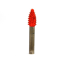 Frez do drewna Saburrtooth w kształcie "płomień" 6x10x19 mm. Ekstra gruba ziarnistość.